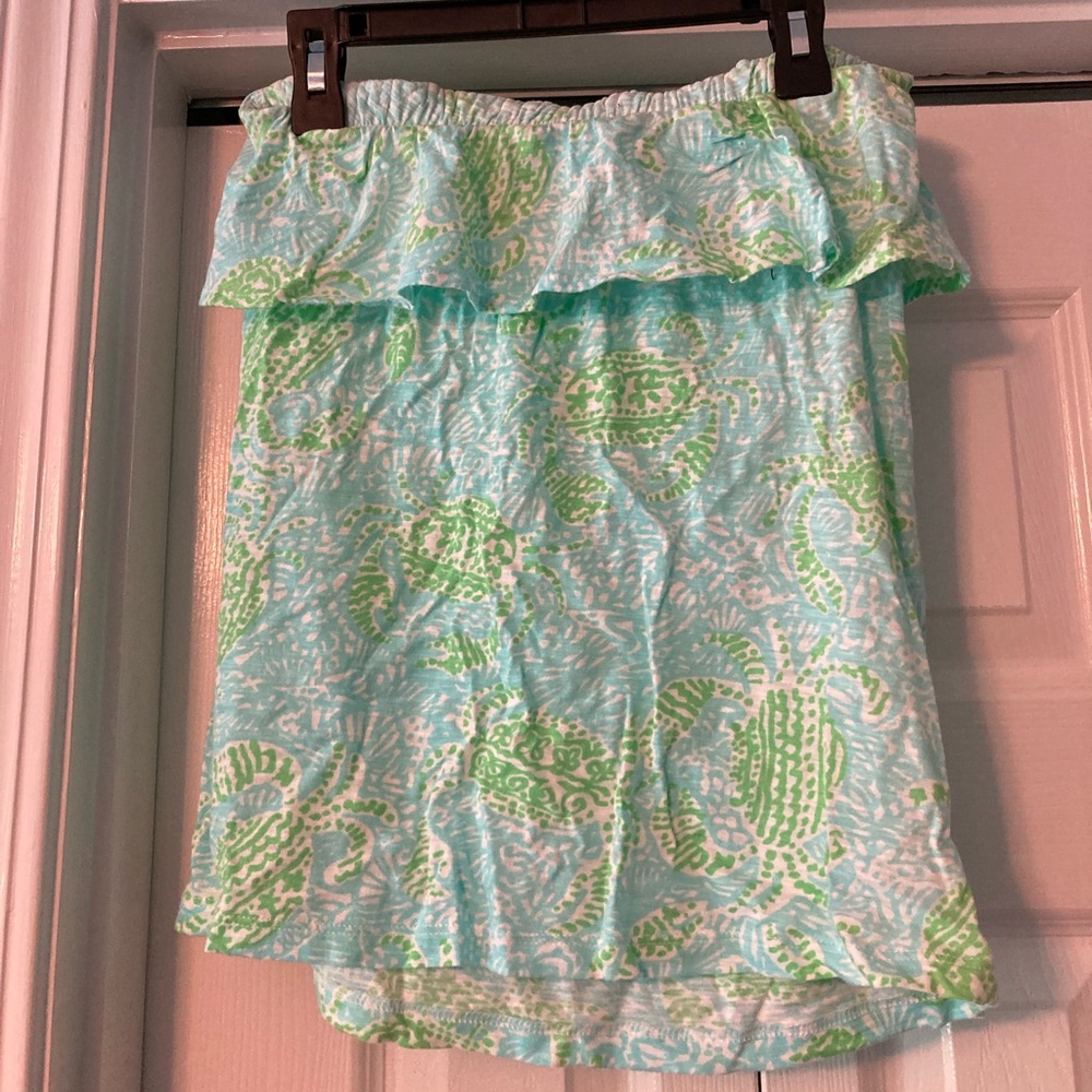 Lilly Pulitzer strapless top